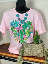 Load image into Gallery viewer, Heart Cactus Tee SIZE SMALL
