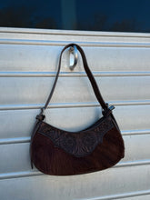 Load image into Gallery viewer, Brown Cowhide Handbag
