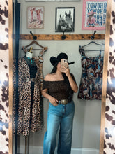 Load image into Gallery viewer, Off Shoulder Leopard Top
