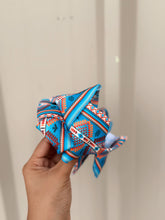 Load image into Gallery viewer, Aztec Blue Bow
