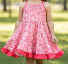 Load image into Gallery viewer, Pink Cowprint Dress
