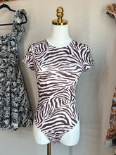 Load image into Gallery viewer, Pink Zebra Bodysuit
