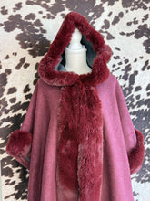 Load image into Gallery viewer, Wilma Fur Poncho
