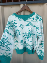 Load image into Gallery viewer, Turquoise Desert Sweater

