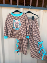 Load image into Gallery viewer, Turquoise Checkered Set
