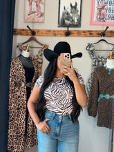 Load image into Gallery viewer, Pink Zebra Bodysuit
