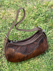 Brown Cowhide Handbag