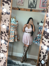 Load image into Gallery viewer, Pink Halter Dot Dress
