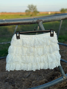 Lace Mini Skirt
