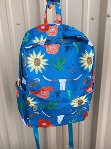 Western Blue Mini Backpack