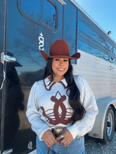 Load image into Gallery viewer, Western Horseshoes Sweater
