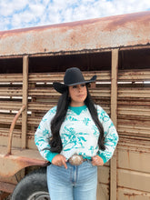 Load image into Gallery viewer, Turquoise Desert Sweater
