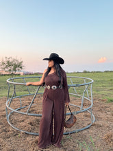 Load image into Gallery viewer, Leonor Brown Jumpsuit
