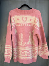 Load image into Gallery viewer, Harlow Horse Cardigan - Pink
