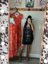 Load image into Gallery viewer, Boot Stitch Fringe Dress
