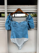Load image into Gallery viewer, Denim Body Suit
