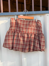 Load image into Gallery viewer, Rust Plaid Skirt
