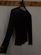 Load image into Gallery viewer, Rhinestone Mesh Top
