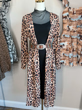 Load image into Gallery viewer, Leopard Maxi Cardigan
