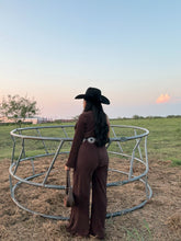 Load image into Gallery viewer, Leonor Brown Jumpsuit
