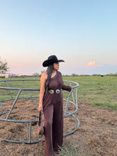 Load image into Gallery viewer, Leonor Brown Jumpsuit
