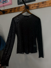Load image into Gallery viewer, Rhinestone Mesh Top
