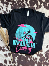 Load image into Gallery viewer, Wranglin cowboy Tee
