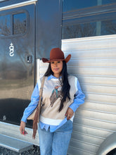 Load image into Gallery viewer, Bronc Rider Sweater Vest
