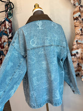 Load image into Gallery viewer, Western Oversize Denim Shacket

