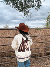 Load image into Gallery viewer, Horse Cardigan - Women’s
