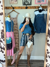 Load image into Gallery viewer, Denim Rodeo Top
