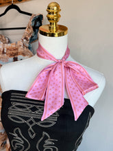Load image into Gallery viewer, Pink Horseshoe Twilly
