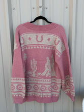 Load image into Gallery viewer, Harlow Horse Cardigan - Pink
