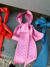 Load image into Gallery viewer, Pink Horseshoe Twilly
