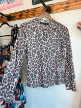 Load image into Gallery viewer, Leopard Mesh Top
