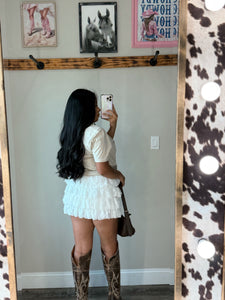 Lace Mini Skirt