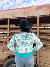 Load image into Gallery viewer, Turquoise Desert Sweater
