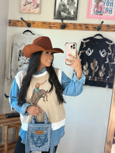 Load image into Gallery viewer, Bronc Rider Sweater Vest
