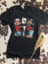 Load image into Gallery viewer, Raisin Hell Hey Cowboy Tee
