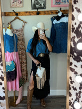 Load image into Gallery viewer, Denim Rodeo Top

