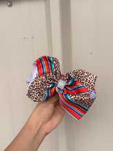 Load image into Gallery viewer, Serape Cheetah Bow
