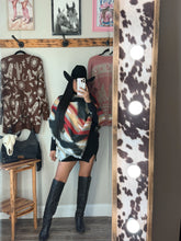 Load image into Gallery viewer, Red Aztec Scarve Shawl
