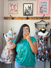 Load image into Gallery viewer, Stitched Horse Top

