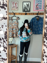 Load image into Gallery viewer, Della Turquoise Pullover

