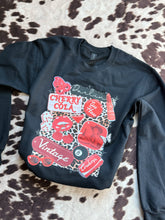 Load image into Gallery viewer, Cheetah Red Sweatshirt
