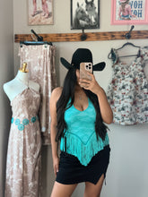 Load image into Gallery viewer, Fringe Halter Top
