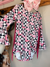 Load image into Gallery viewer, Checkered Fringe Romper
