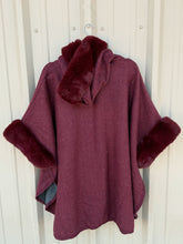 Load image into Gallery viewer, Wilma Fur Poncho
