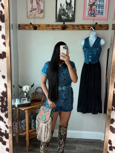 All Denim Romper