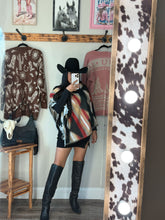 Load image into Gallery viewer, Red Aztec Scarve Shawl
